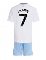 Aston Villa John McGinn #7 Venkovní dres pro děti 2024-25 Krátký Rukáv (+ trenýrky)